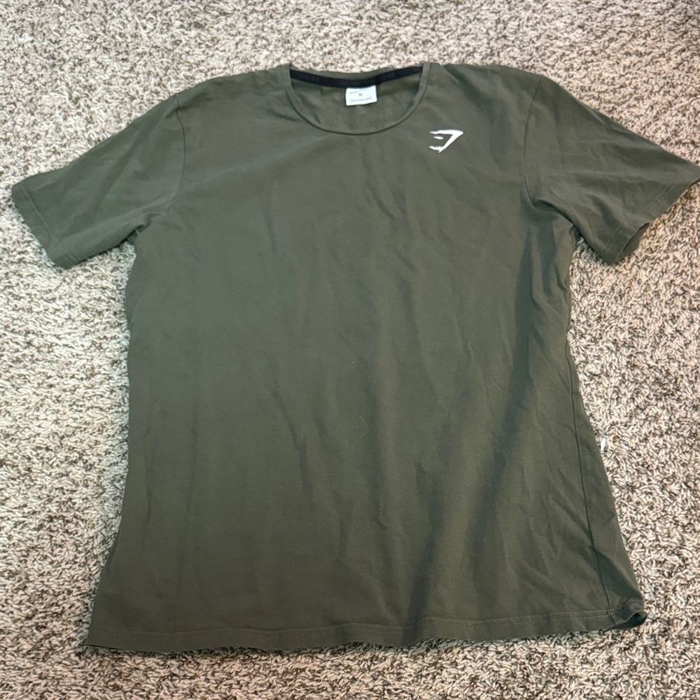 Gymshark Women’s Olive Short Sleeve Tee Workout size XL